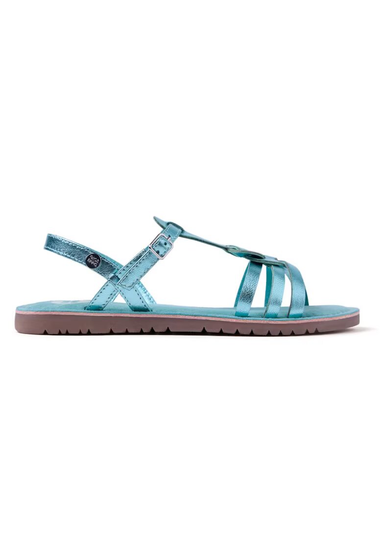Gioseppo Sandale din piele cu aspect metalizat Bearsden - Albastru aquamarin