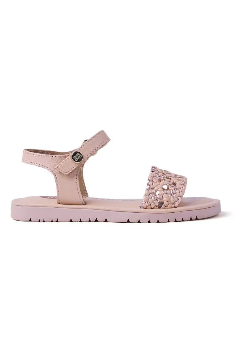 Gioseppo Sandale din piele cu margele Mahiu - Roz pastel