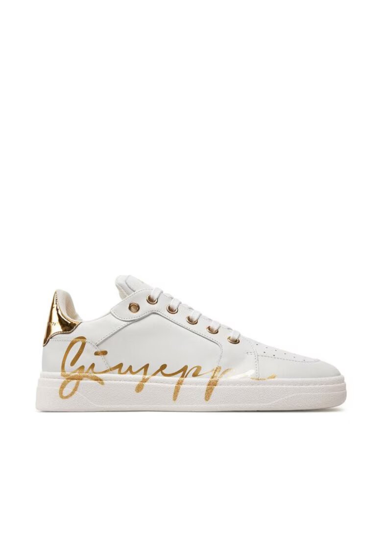 Giuseppe Zanotti Pantofi sport barbati 303642426 - Piele naturala - Alb - Alb