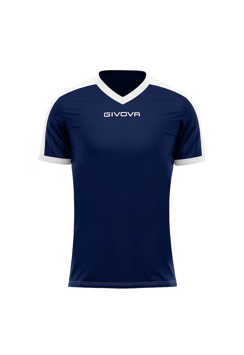 Givova Tricou sport copii Revolution - Bleumarin / Alb - 110-122 CM