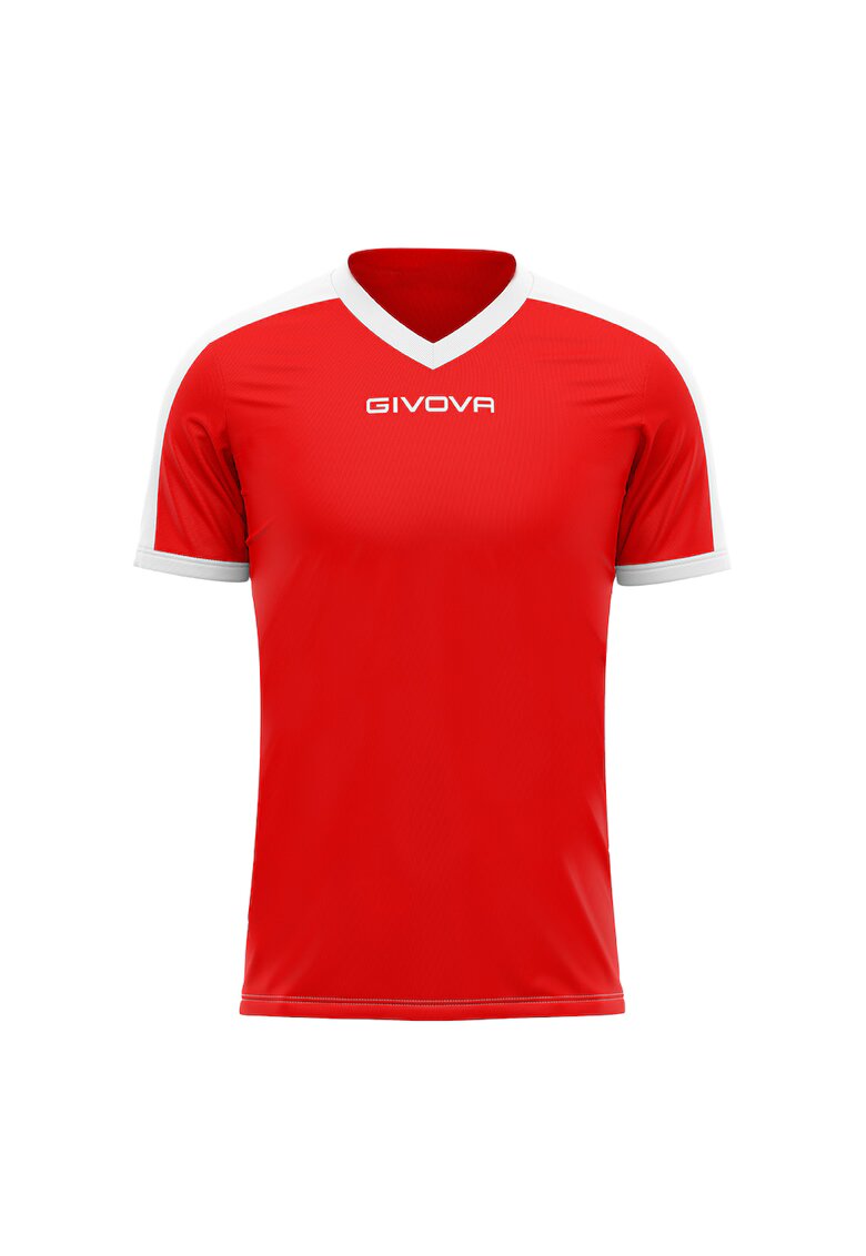 Givova Tricou sport copii Revolution - Rosu / Alb - 110-122 CM