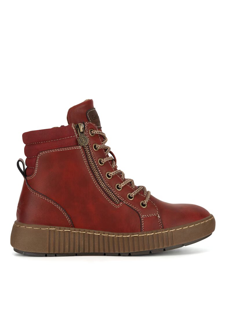 Go Soft Pantofi dama CEO-WS5586-28 - Textil - Rosu - Rosu