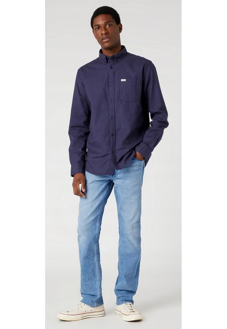 Greensboro Blugi barbati Wrangler 803 - croi drept - respirabili - albastru - W32 L34