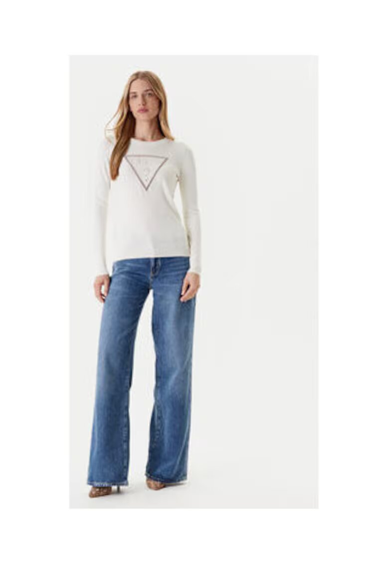 Guess Blugi de dama - cu talie medie