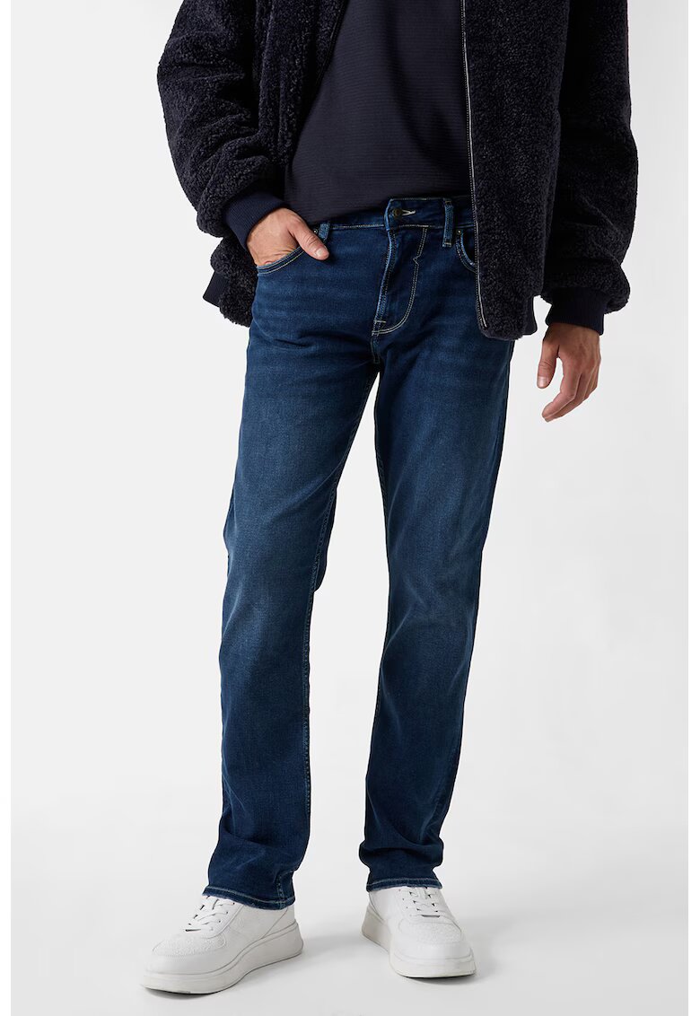 Guess Blugi slim fit - Albastru inchis