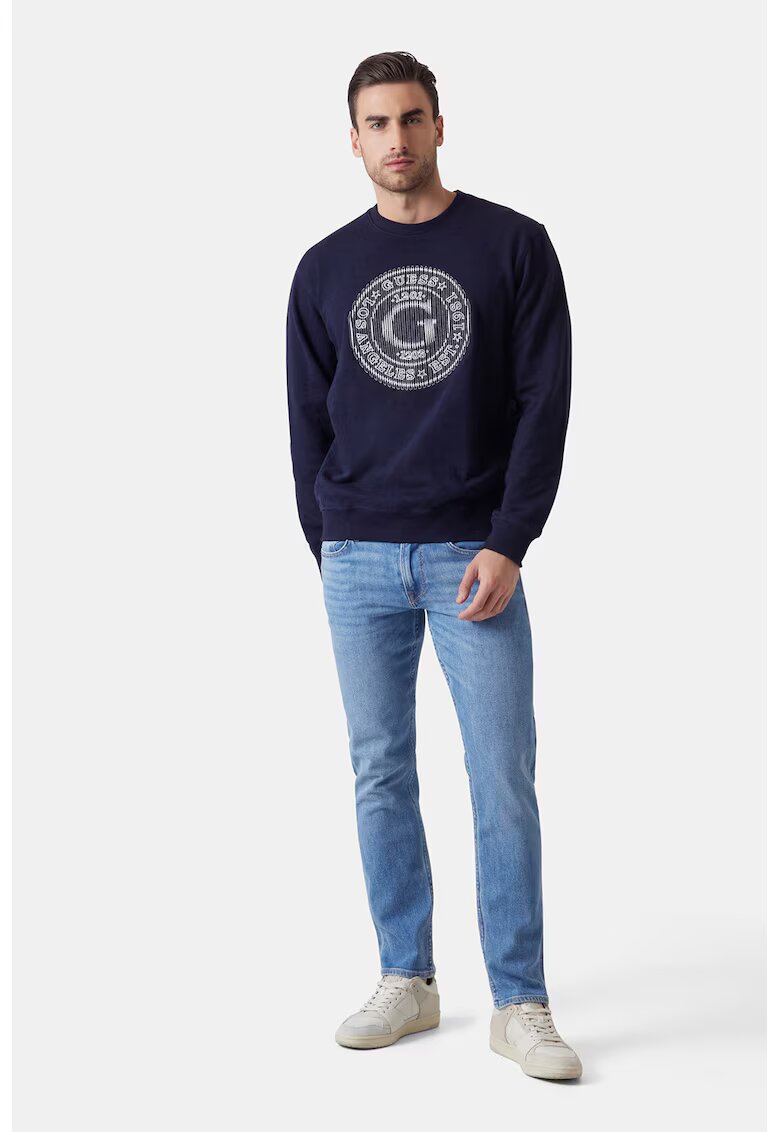 Guess Blugi slim-fit din amestec de lyocell - Albastru