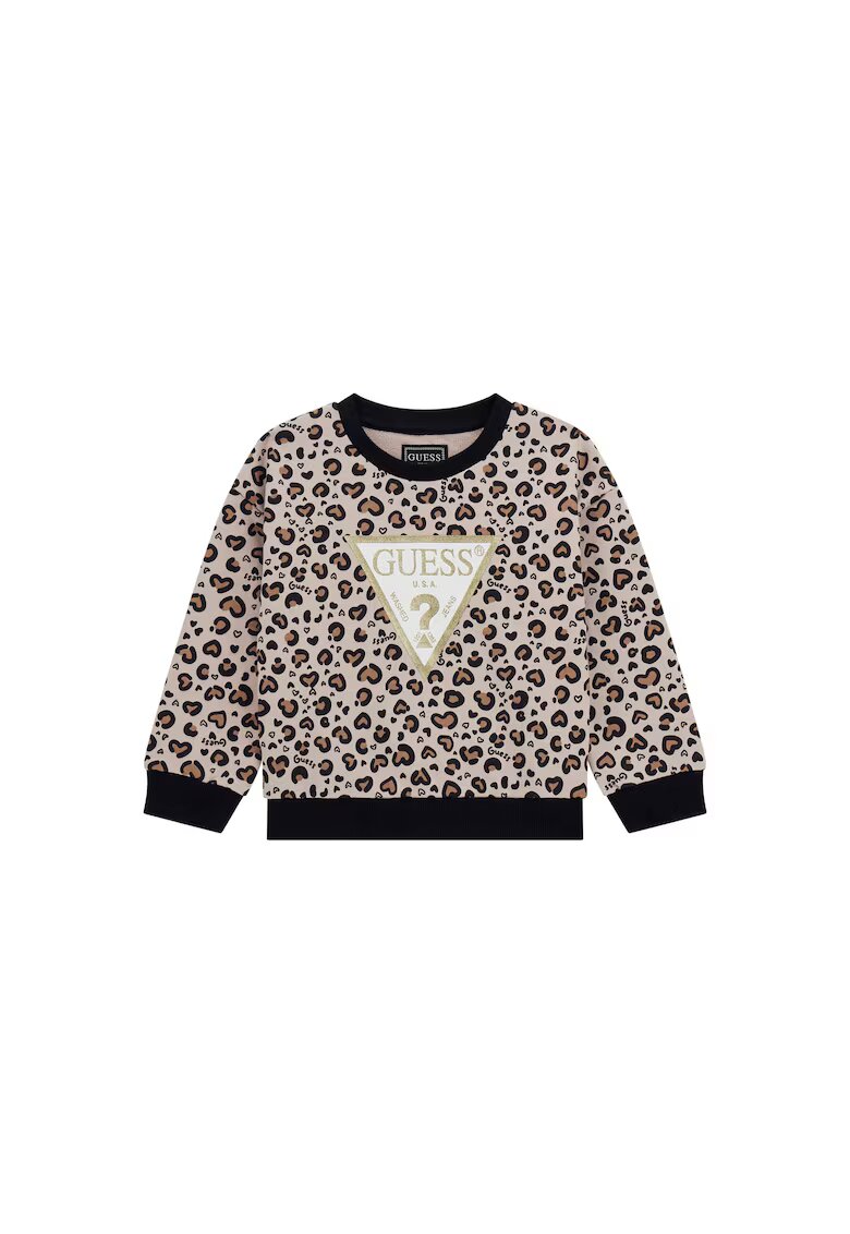 Guess Bluza copii bej/ negru