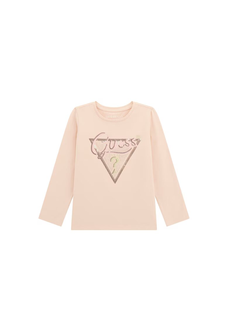 Guess Bluza copii roz - pentru fete