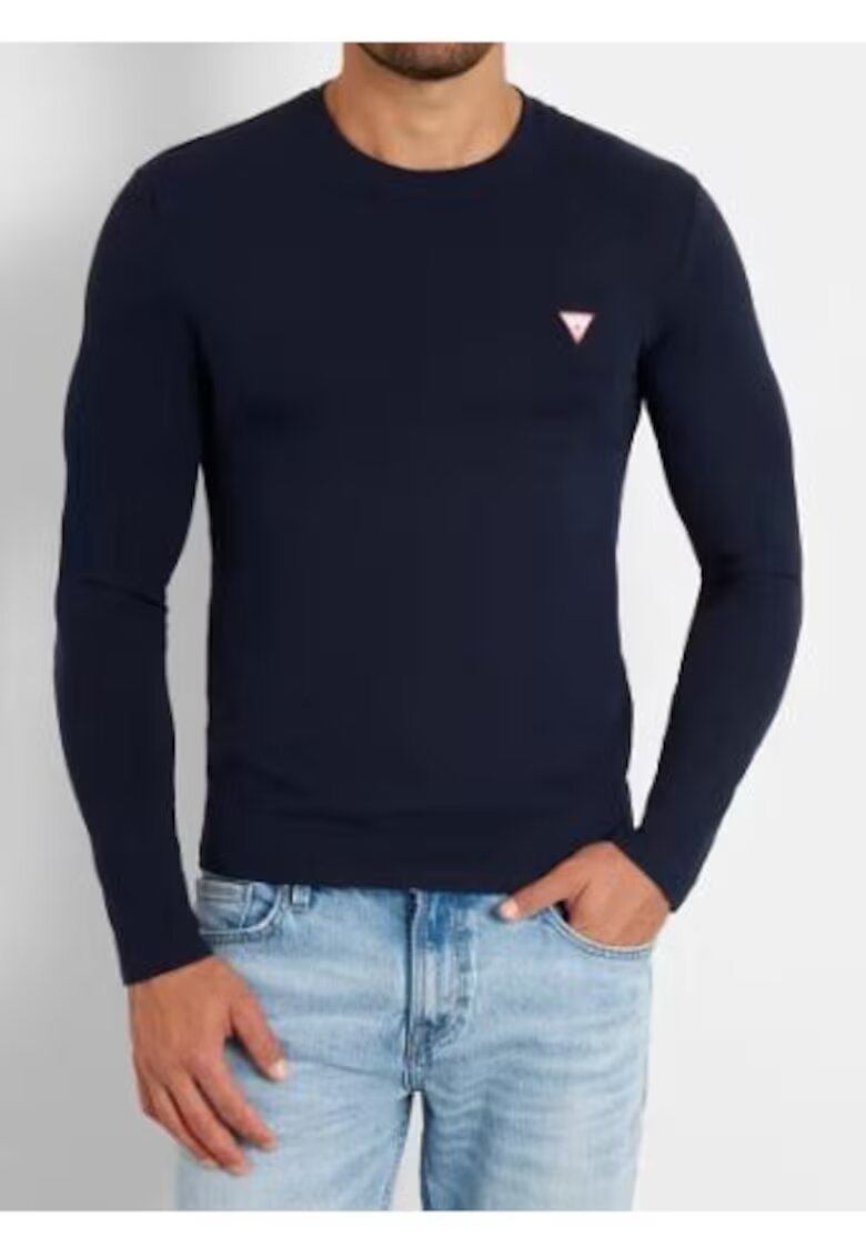 Guess Bluza cu logo discret -