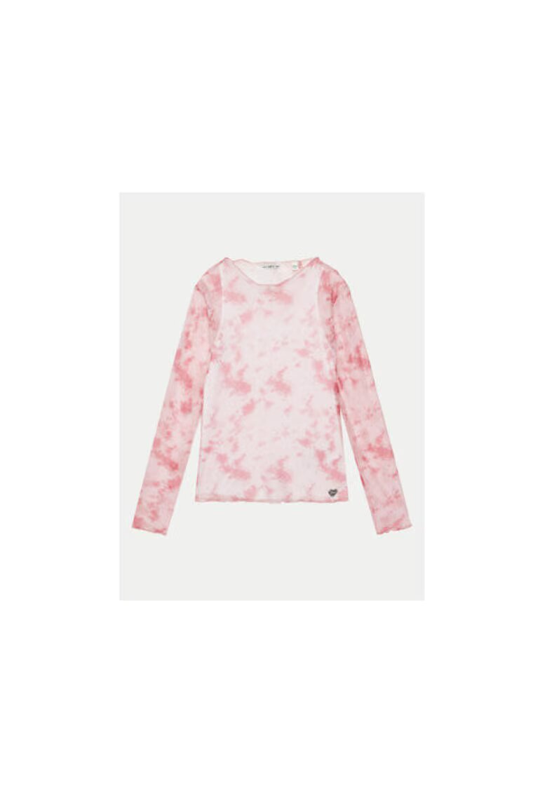 Guess Bluza cu maneca lunga cu model tie-dye