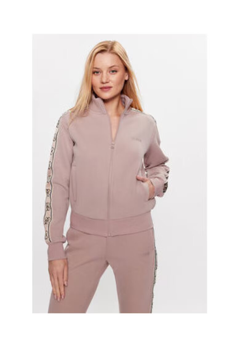 Guess Bluzon cu fermoar si buzunare laterale