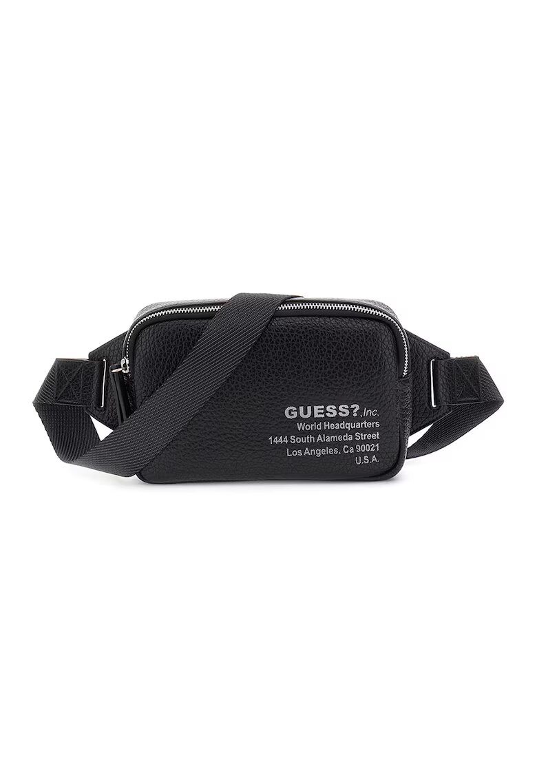 Guess Borseta din piele ecologica - Negru