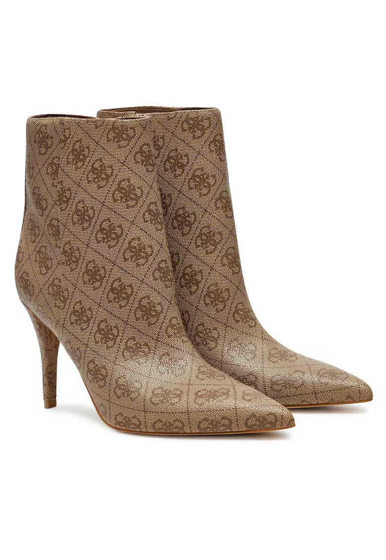Guess Botine dama FLFSK2 FAL10 - Piele ecologica - Maro