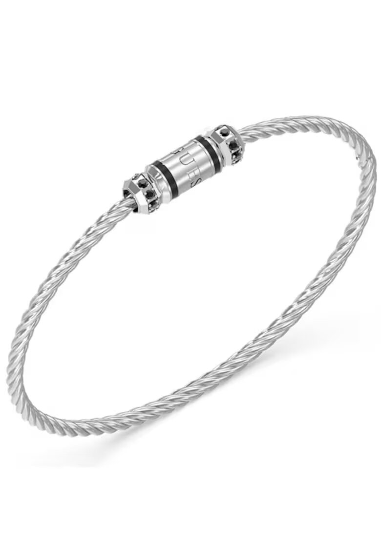 Guess Bratara Exagon cu cristale JUMB05095JWST - Argintiu