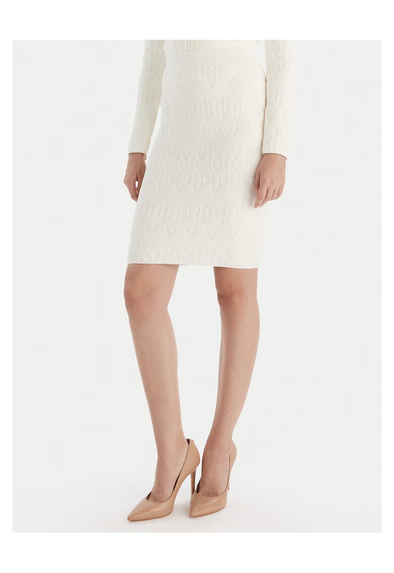GUESS BY MARCIANO Fusta creion dama ecru - 2 caracteristici reprezentative