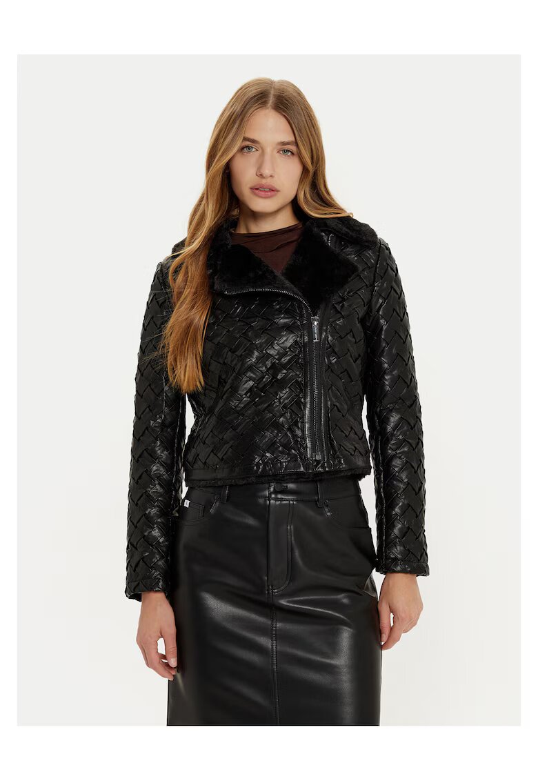 GUESS BY MARCIANO Jacheta imitatie piele Marciano Guess - negru - Negru