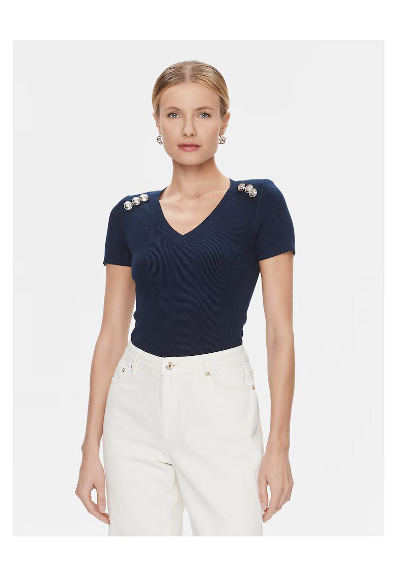 GUESS BY MARCIANO Pulover dama bleumarin - moale