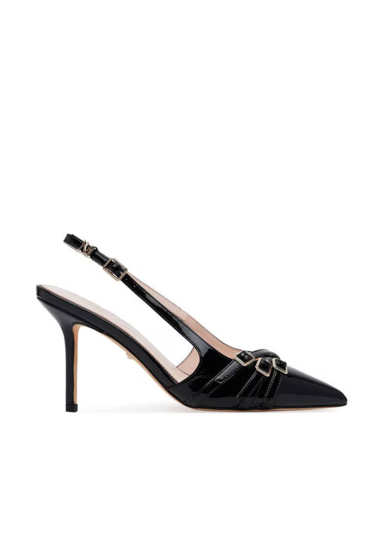 GUESS BY MARCIANO Sandale cu toc dama - piele naturala - negru