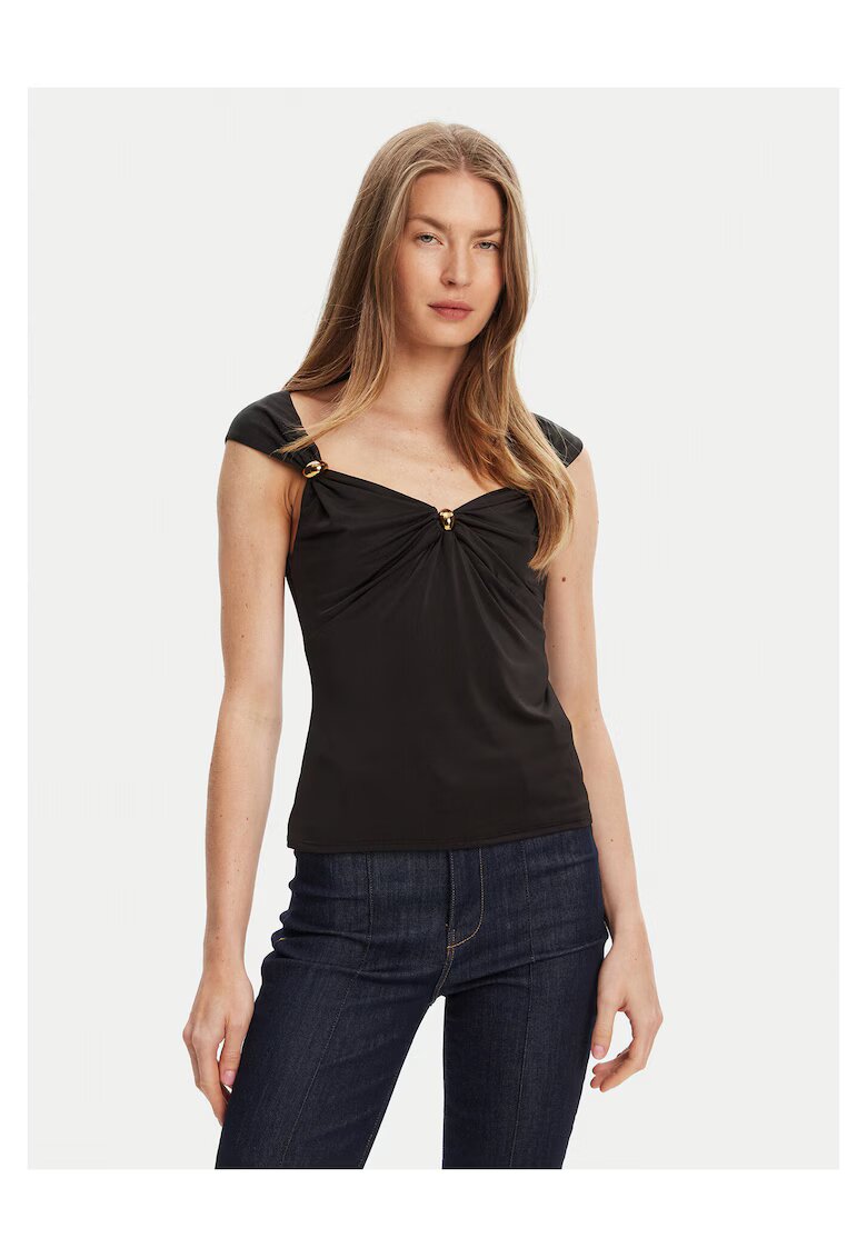GUESS BY MARCIANO Top pentru dama - Negru/Auriu