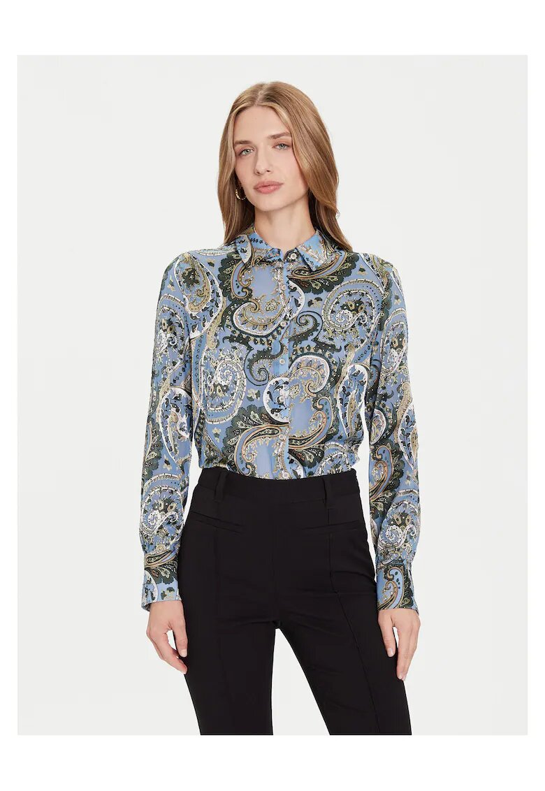 Guess Camasa dama albastru