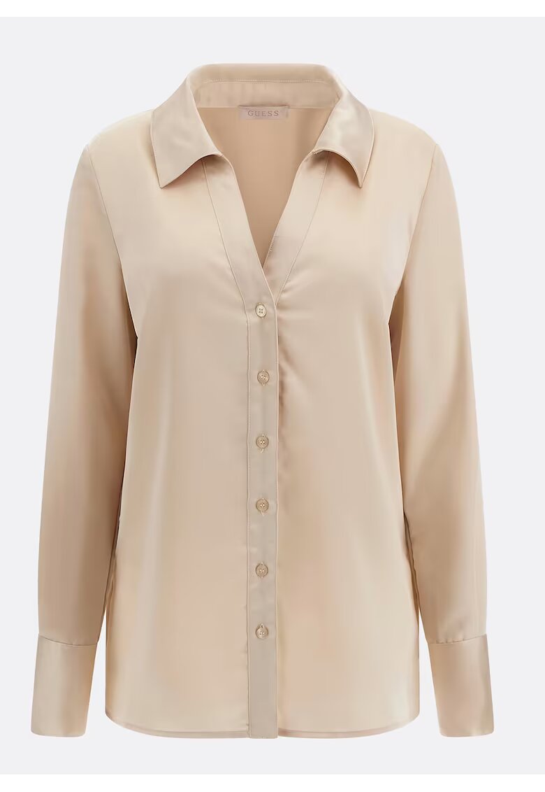 Guess Camasa dama Poliester - Bej -