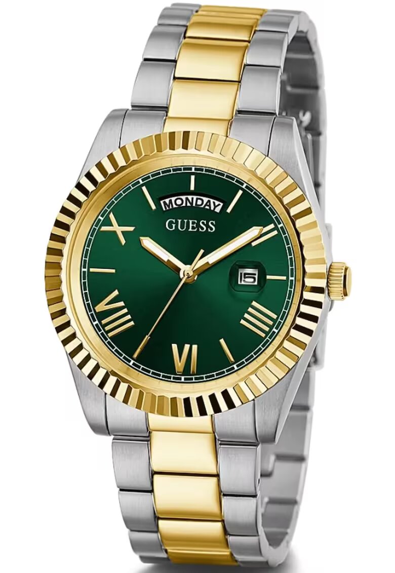 Guess Ceas Barbat GW0265G8 Carcasa 42 mm Curea Otel 5 ATM