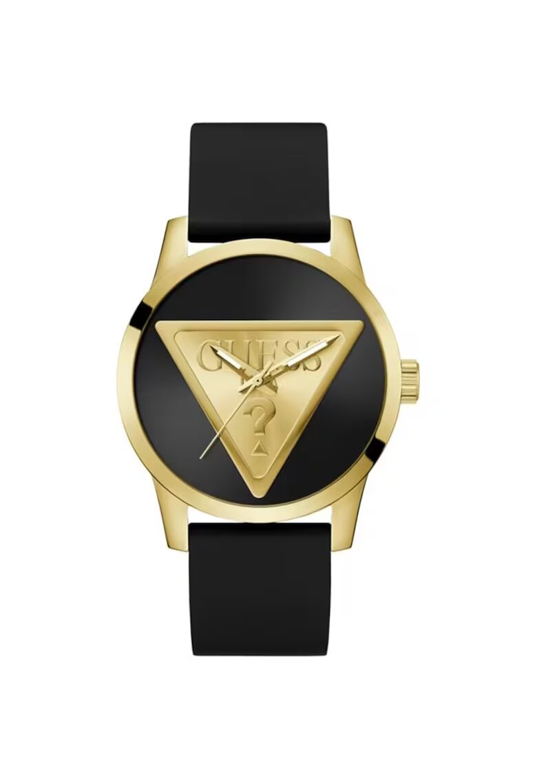 Guess Ceas Barbati - Badge GW0781G4 - Argintiu