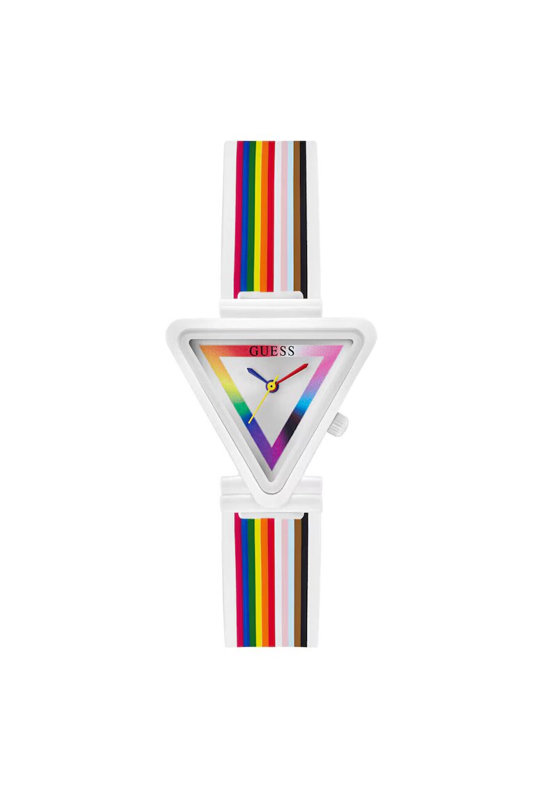 Guess Ceas de dama carcasa de 30 mm - curea din Silicon rezistenta la apa 1 ATM - GW0679L1