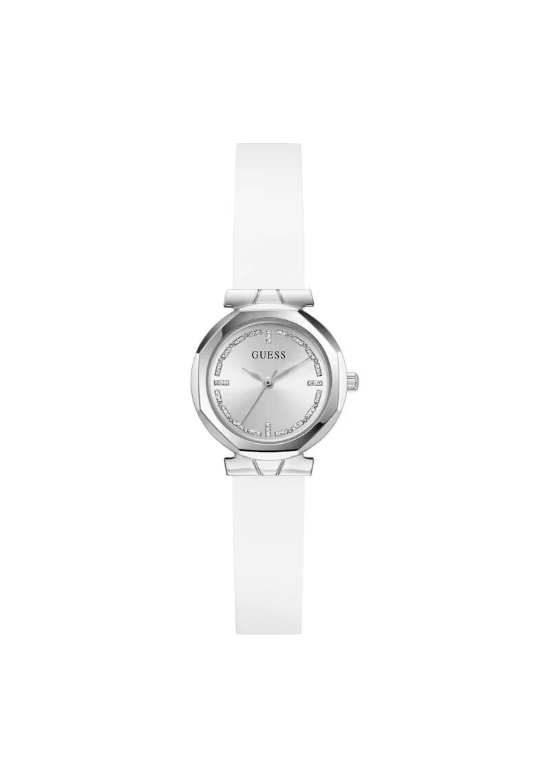 Guess Ceas de dama carcasa de 30 mm - curea din Silicon rezistenta la apa 3 ATM - GW0928L1