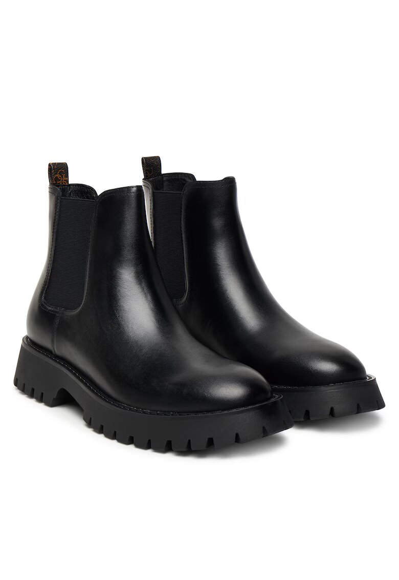 Guess Cizme barbati - FMTGOM LEA10 - piele naturala - negru