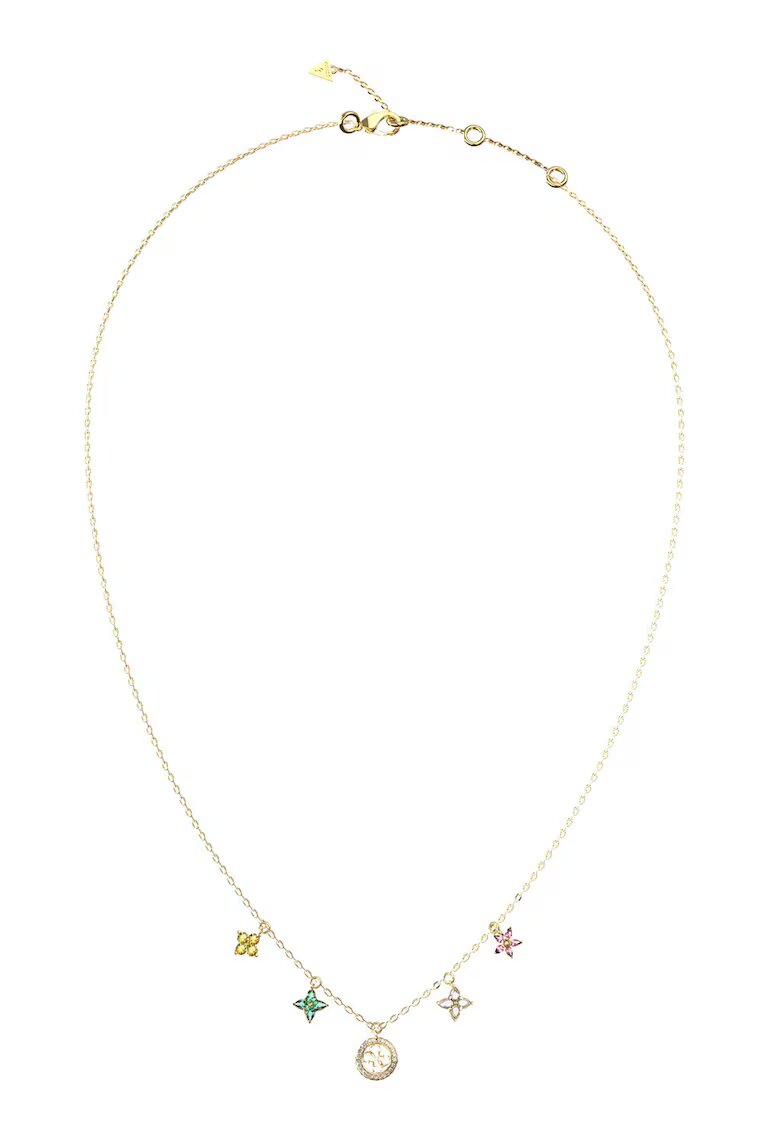 Guess Colier cu pandantive cu zirconia - Multicolor