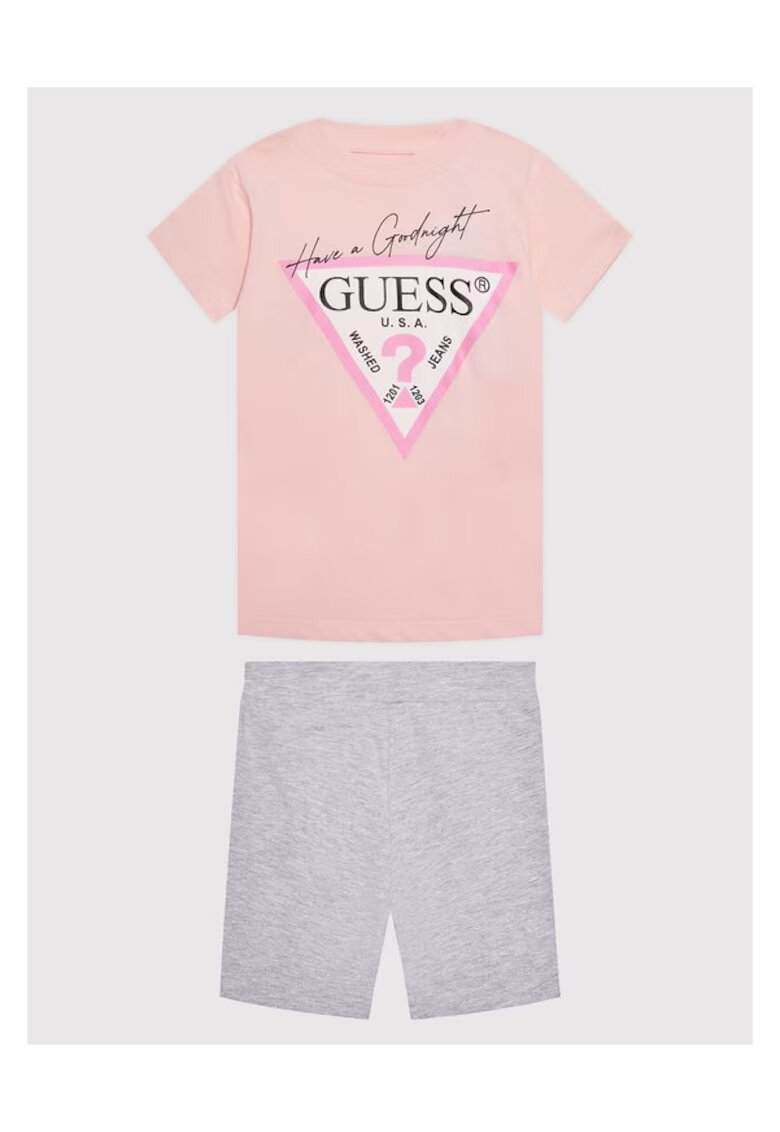 Guess Compleu copii - 662993 - Roz/Gri - Bumbac