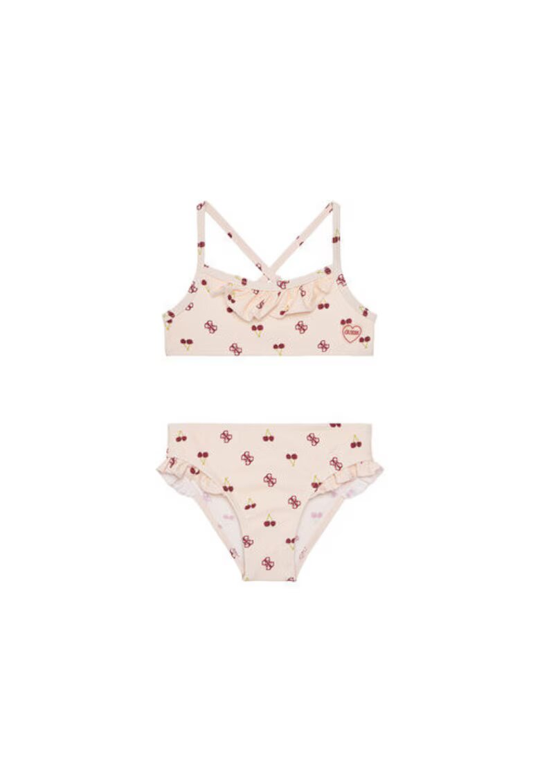 Guess Costum de baie cu model cu cirese