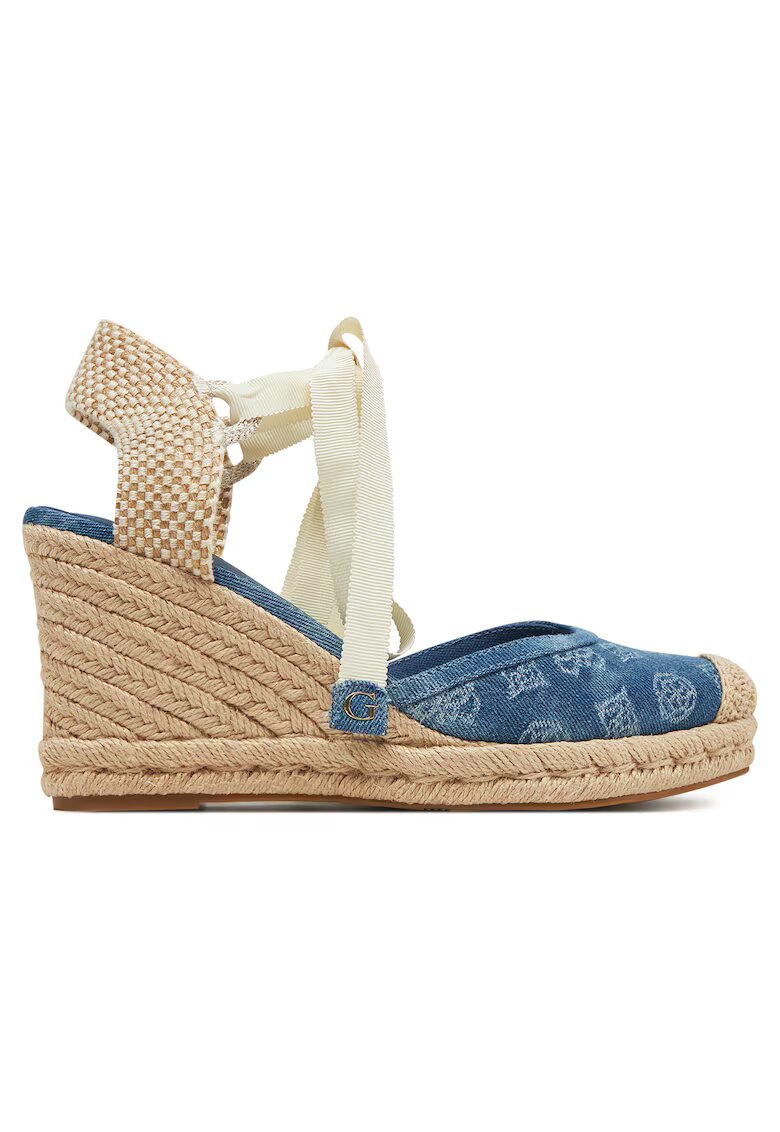 Guess Espadrile dama - albastru - piele ecologica