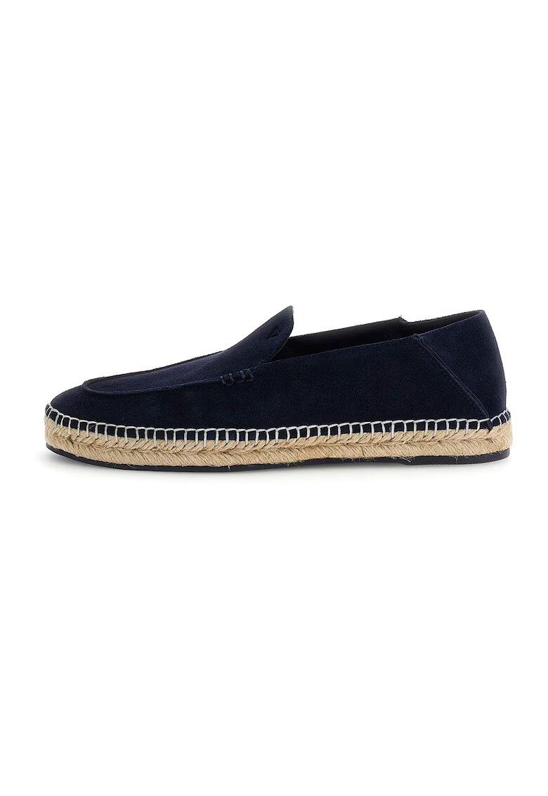 Guess Espadrile din piele intoarsa - Albastru ultramarin