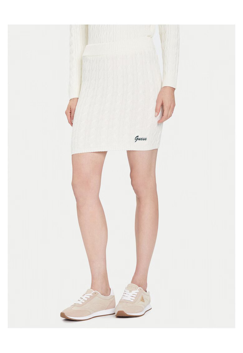 Guess Fusta creion dama bej - fabrica de calitate
