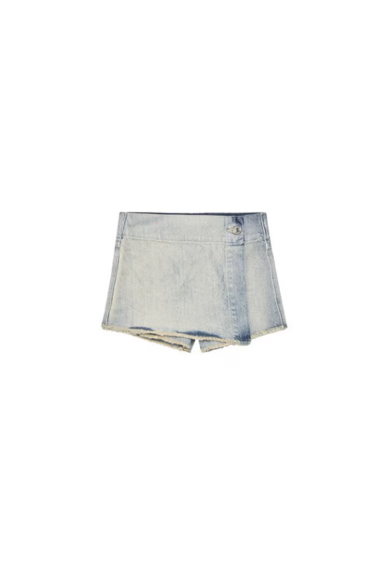 Guess Fusta-pantaloni cu aspect uzat