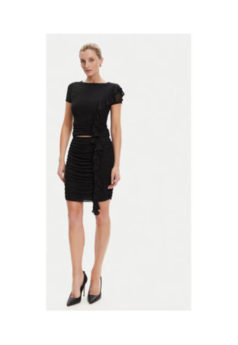 Guess Fusta scurta cu pliuri