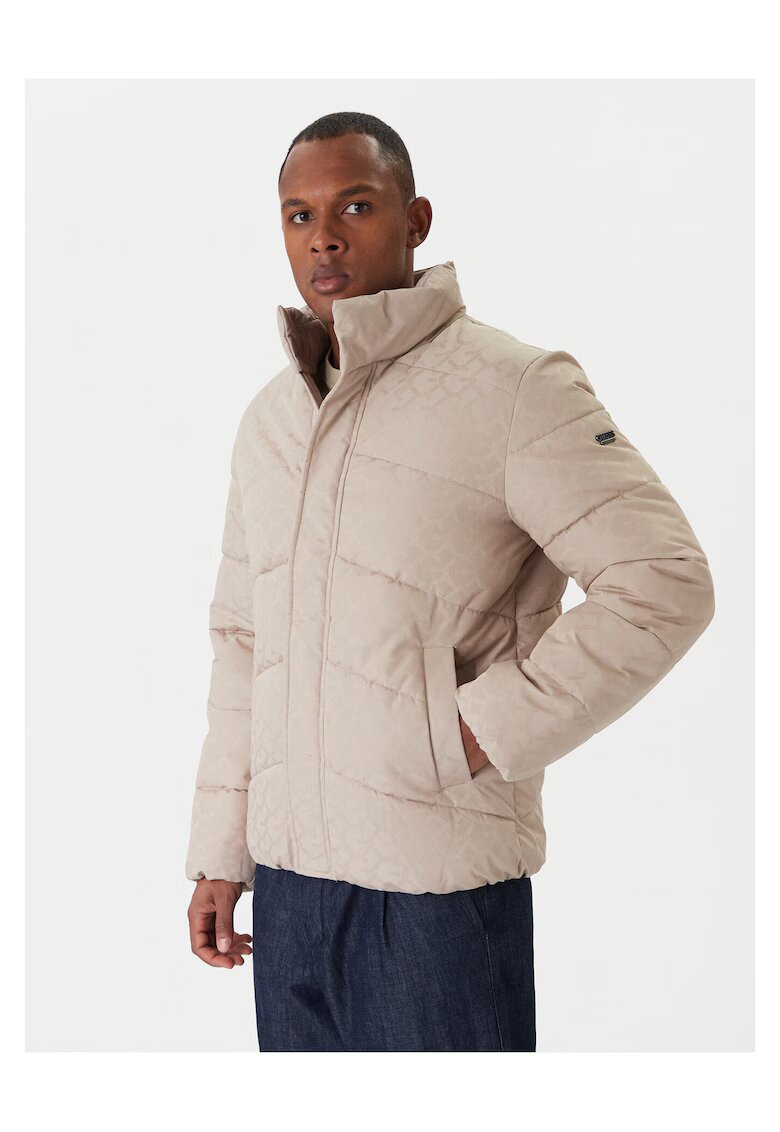 Guess Geaca de iarna barbateasca bej