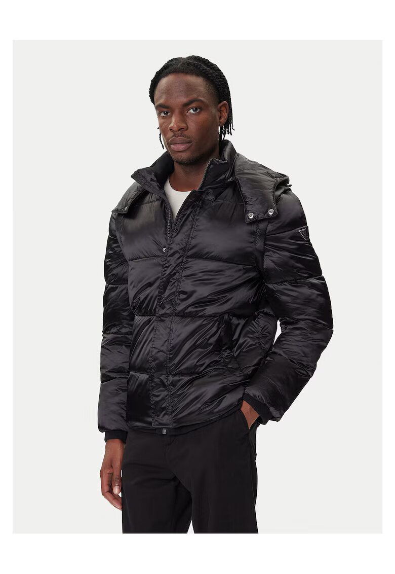 Guess Geaca de iarna barbati negru - 2in1