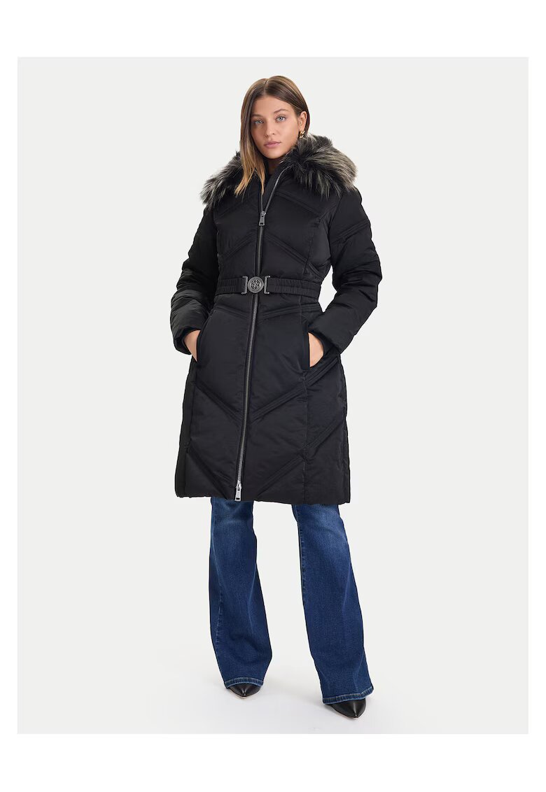 Guess Geaca de iarna dama negru -
