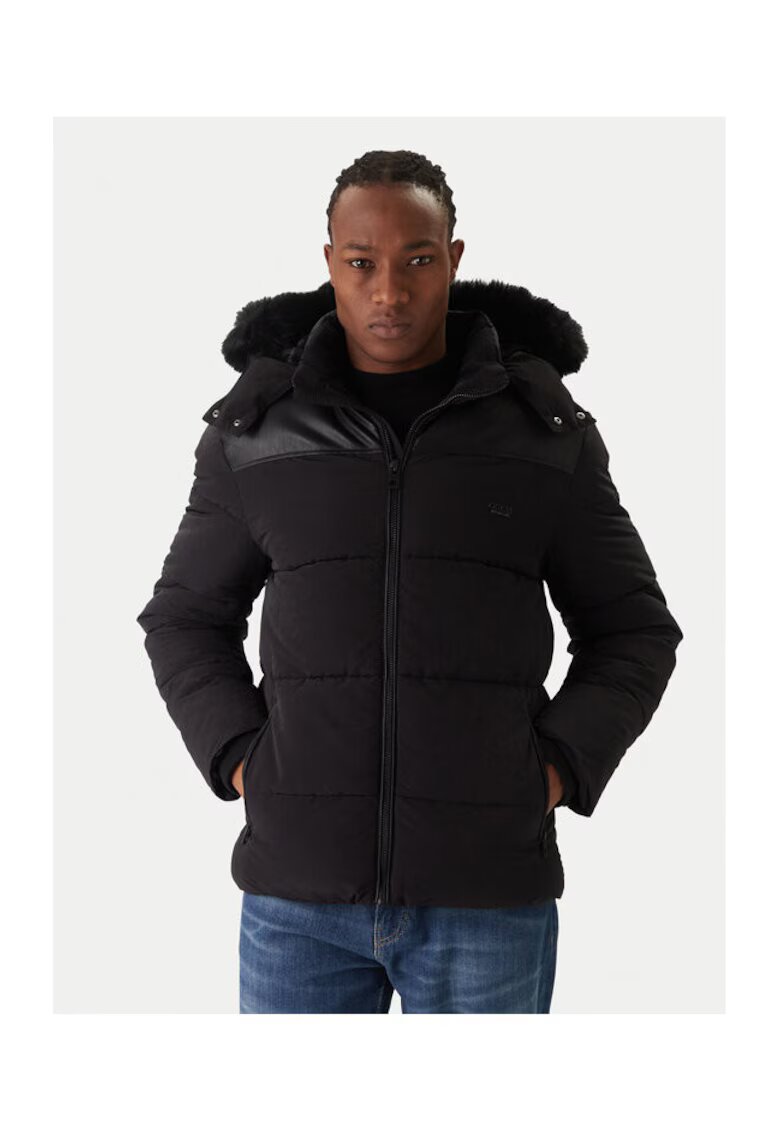 Guess Geaca de iarna negru - barbati