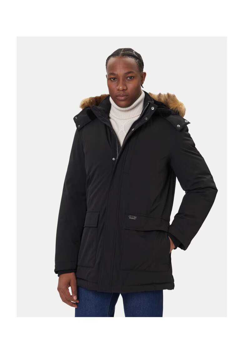 Guess Geaca de puf barbati neagra