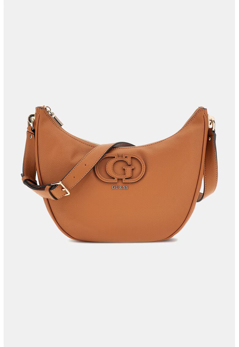 Guess Geanta de piele ecologica cu bareta de umar - Portocaliu mandarina