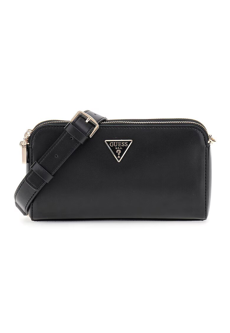 Guess Geanya crossbody din piele ecologica - Negru