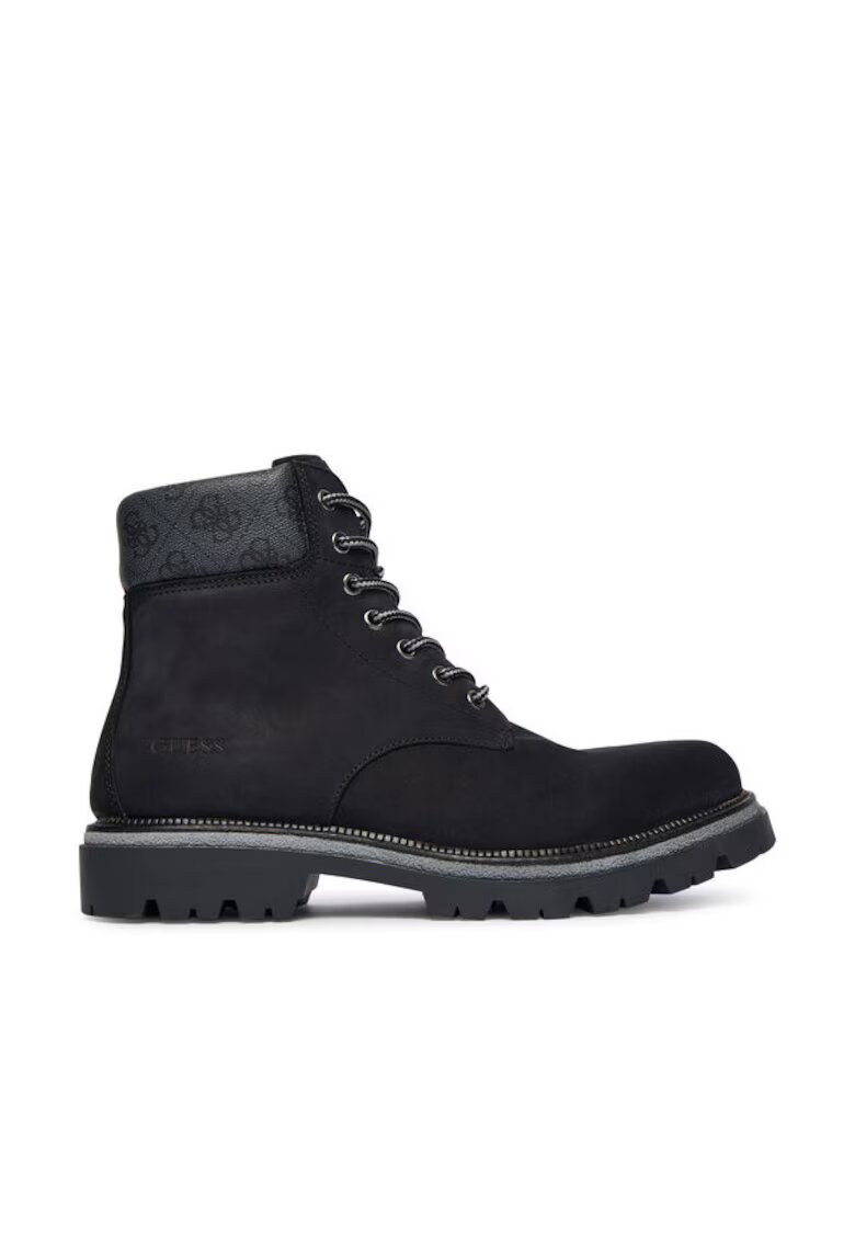 Guess Ghete barbati - FMFSIR LEA10 - piele naturala - negru