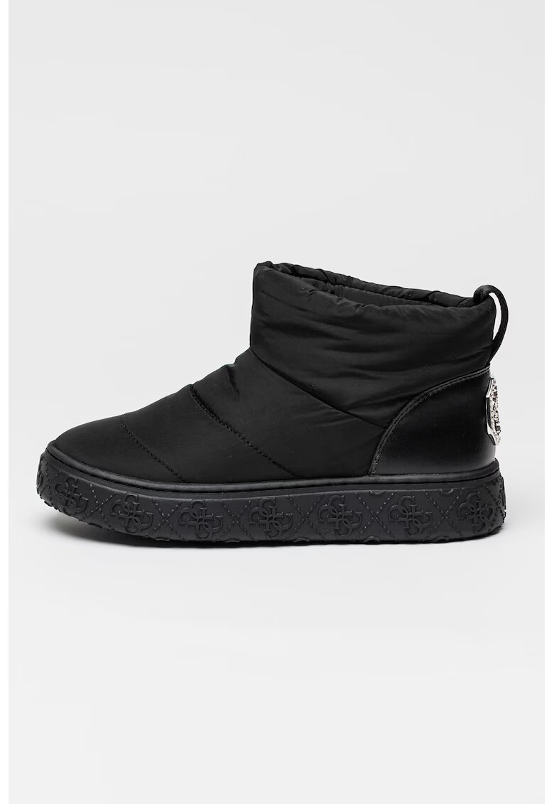 Guess Ghete de iarna cu aplicatie logo - fara inchidere - Negru
