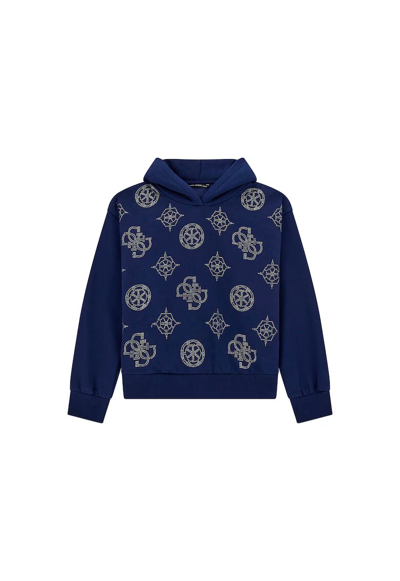 Guess Hanorac copii cu gluga - bleumarin