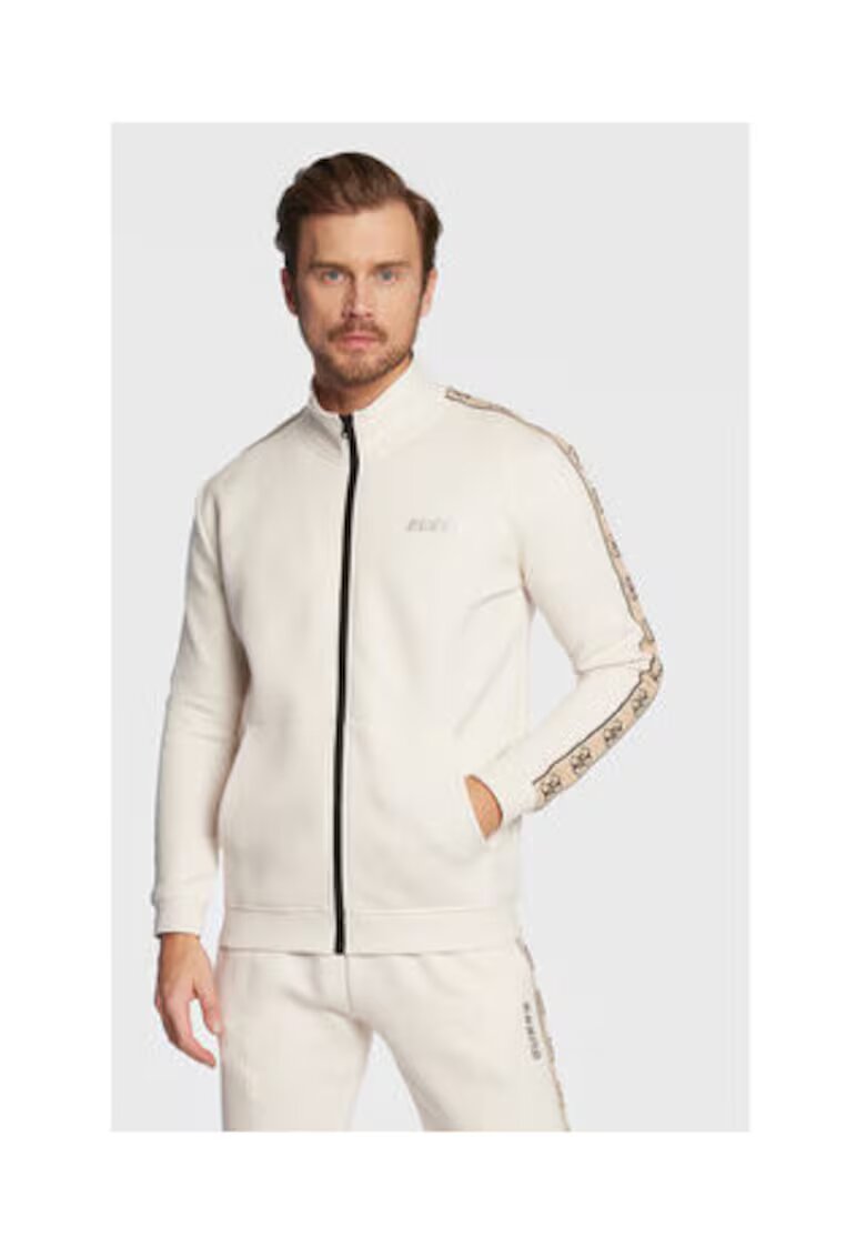 Guess Hanorac slim fit cu fermoar