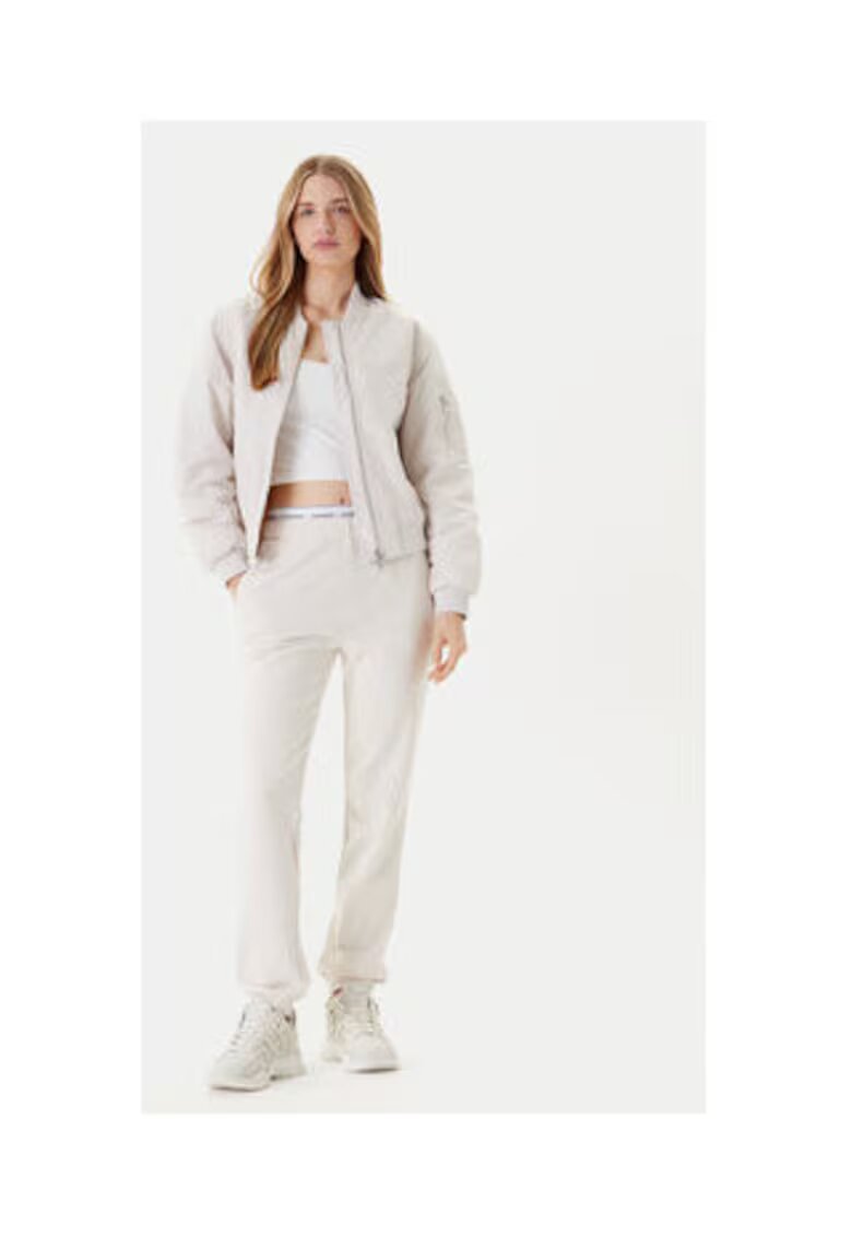 Guess Jacheta bomber cu fermoar si guler baseball